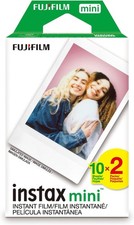 FUJIFILM Instax Mini Instant Film Twin Pack White , 20 Photos