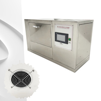 110V UV Aging Test Chamber UVA 3-Lamp with Temperature Control & Spray Function