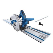 Scheppach PL55 Plunge Saw, 1200W, 160mm, 55mm Depth, 1.4m Guide Rails
