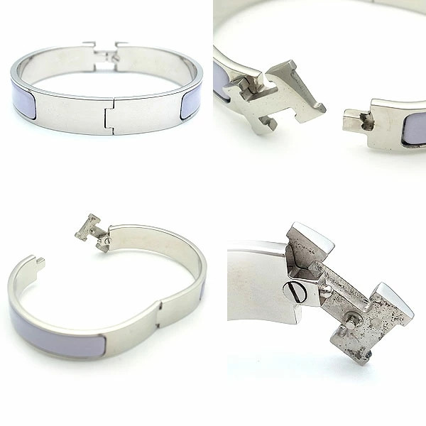 HERMES Click Ash (Click H) Bangle - image 2