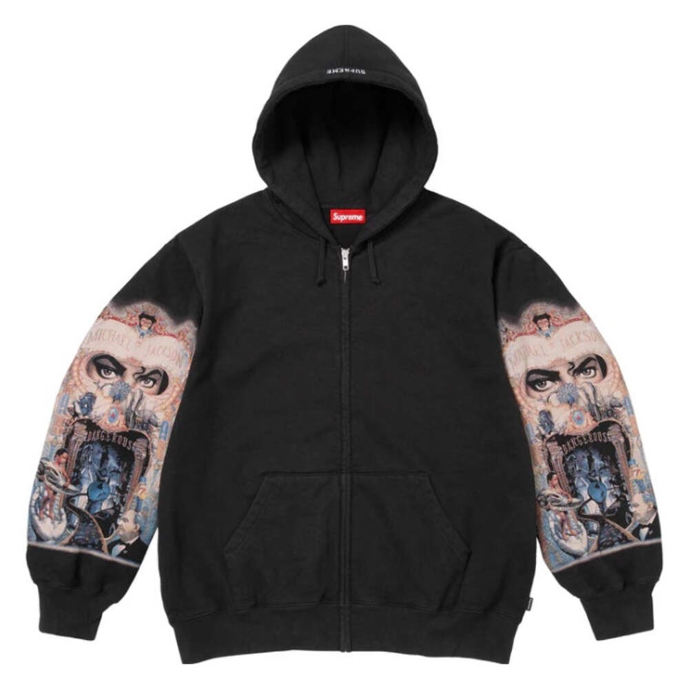 Supreme Michael Jackson Dangerous Zip Up Hooded Sweatshirt | eBay
