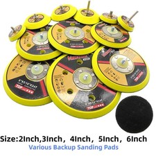 2 Inch - 6 Inch Sanding Backing Plate Pad Sanding Disc Hook&Loop Polishing Pad