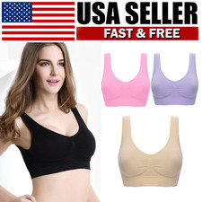 Sleep Bra Seamless Wire Free Weight Support Tank Sports Yoga Sport Bras
