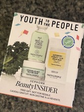 Sephora Beauty Insider Youth To The People 3 Piece Birthday Set NIB