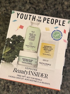 Sephora Beauty Insider Youth To The People 3 Piece Birthday Set~NIB