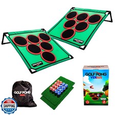 Golf Pong Versus Edition, 2 Pack Game Set, Jumbo Backyard Lawn
