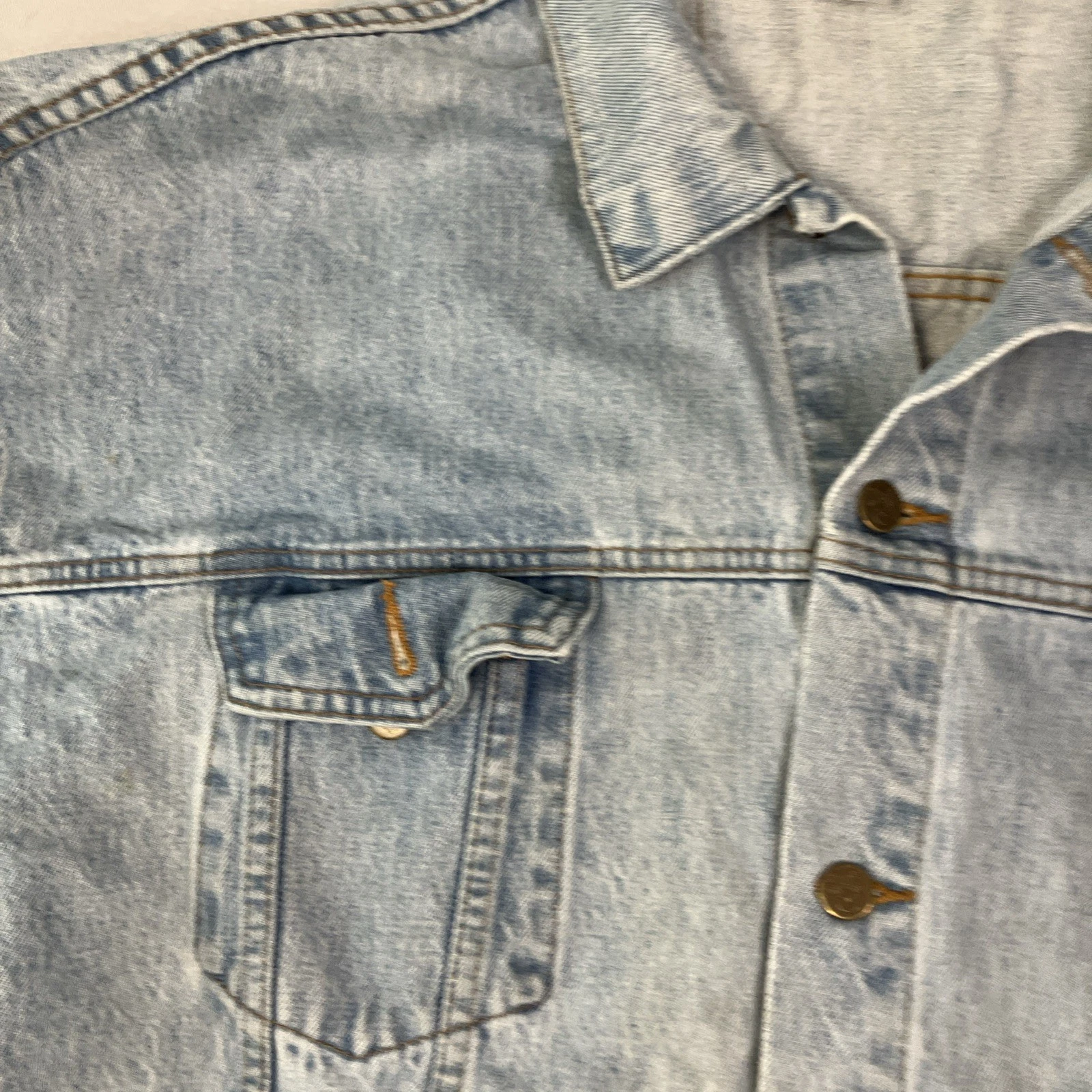 Vintage International Brotherhood Of Teamsters Denim Jacket 3-XL USA Made - product detail image 19