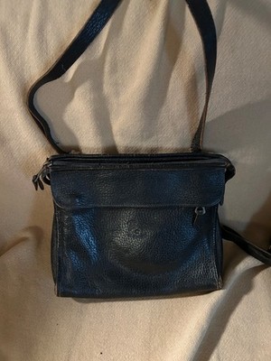 Lot of 3 Il Bisonte Vintage Crossbody Leather Bags AS IS FOR PARTS OR REPAIR