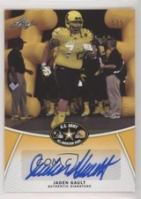 2014 Leaf US Army All-American Bowl Yellow 5/5 Jaden Gault #BA-JG1 Auto pz5