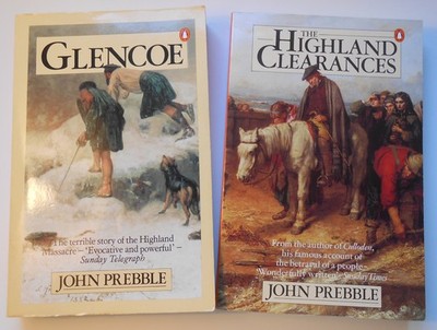 LOT of 2 Glencoe and Highland Clearances by John Prebble, Two Penguin Paperbacks
