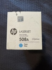 Genuine HP Laserjet 508A (CF360AM) Toner Cartridge, Cyan New