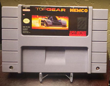 Kemco Top Gear SNES Game Cartridge NTSC-U/C US/Canada Racing Car Racing