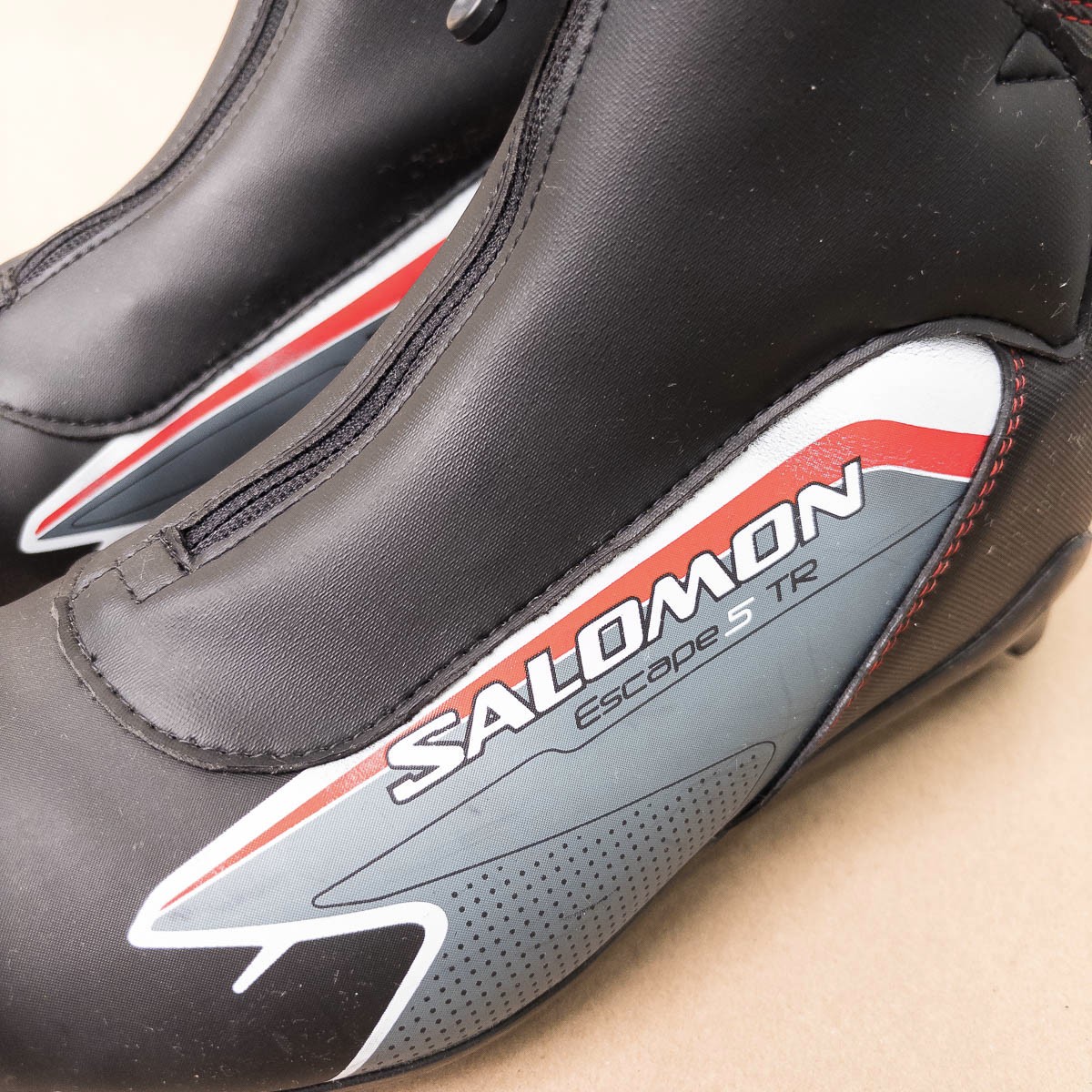 Scarponi da sci di fondo nordico Salomon Escape 5 TR taglia US 8 5 EUR 42 SNS neri