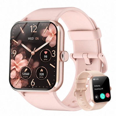 Women Alexa Smart Watch Fitness Bluetooth Call Watch for Android iPhone Samsung