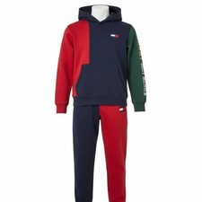 Tommy Hilfiger Hooded Pullover Sweater and Drawstring Pants Set Boys Size 8/10