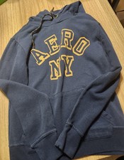 Aeropostale Extra Small Boys Hooded Sweatshirt Blue Long Sleeve