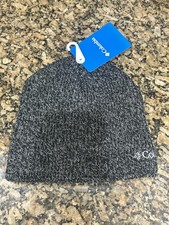 Columbia Big Bonanza Knit Beanie Black Heather Unisex Onesize New w/Tags 