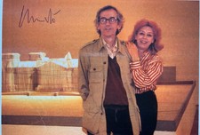CHRISTO JEANNE-CLAUDE handsigniertes Foto 15x10 cm Wrapped Reichstag Berlin 1995