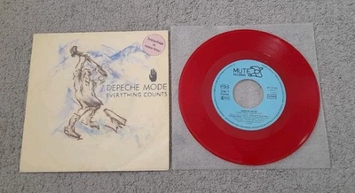 DEPECHE MODE: Everything Counts - 7" Single 1983 Mute. Erstauflage ROTES Vinyl - Bild 1 von 4
