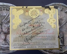 Original Portugal Vintage Label wine Porto Ramos Pinto date 1922  very rare