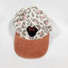 Disney Junior Girl's Minnie Mouse Strapback Hat Multicolor OS Leopard Print