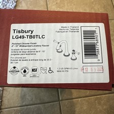 Pfister Tisbury Polished Chrome LG49-TB0TLC - Bathroom Sink Faucet New in box