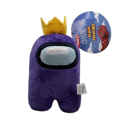 Toikido Among Us 7  Purple With Gold Crown Imposter Plush Series 2 w Tags King