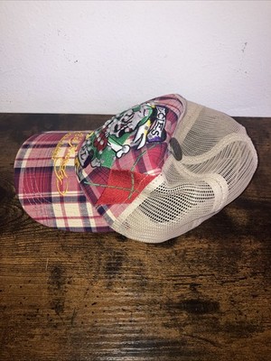 Ed Hardy Trucker Hat Studded Love Dies Hard Snapback  display picture 2