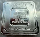 Geiger Edelmetalle 1 Troy Oz .999 Fine Silver Feinsilber Bar (Original Square)
