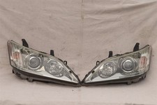2010-12 Lexus ES350 Xenon HID Headlights lamps Set L&R POLISHED
