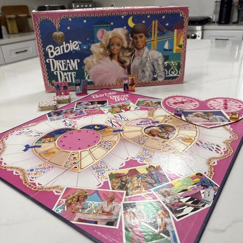 Barbie Dream Date Vintage Board Game 1992  Excellent Condition