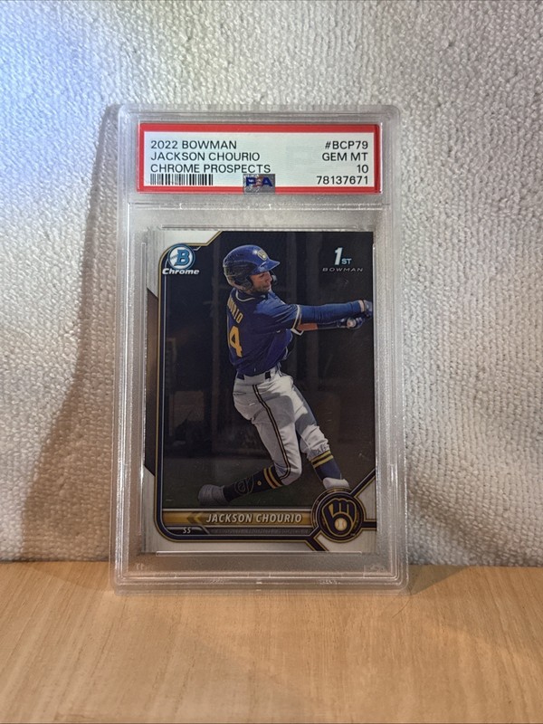 2022 Bowman - Chrome Prospects Jackson Chourio #BCP-79 (RC)