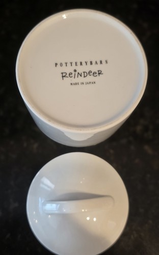 Pottery Barn Reindeer Collection Sugar & Creamer Set Retired - Picture 6 of 13