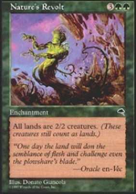 1x Nature's Revolt Moderate Play MTG Magic - Kid Icarus -