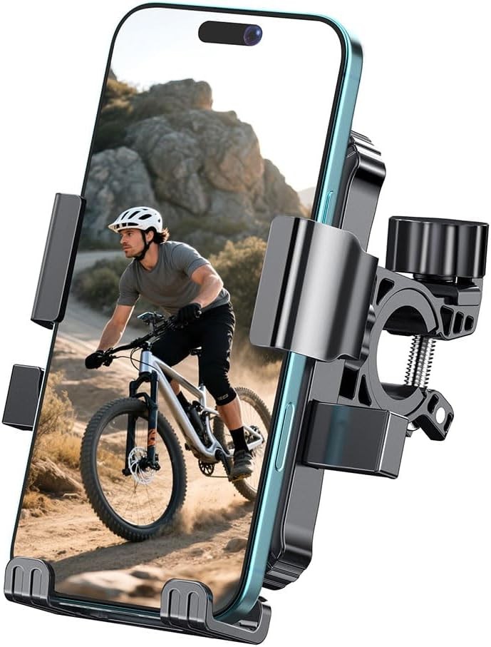 Bike Handlebar Phone Holder Adjustable Mount for Motorcycle Scooter 4.7-6.8 Inch