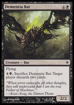 MTG 4x DEMENZ BAT - DEMENZFLEDERMAUS - NPH