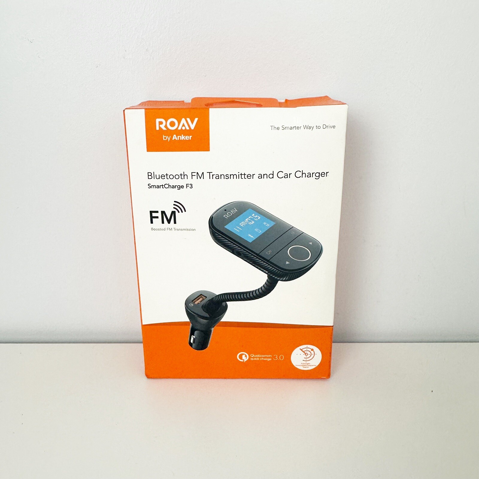 Car Charger Anker Roav Smartcharge Bluetooth Wireless Fm