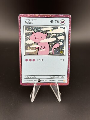 Pokemon Parody Tcg Pokkedo Mew (Miaw) Series 2 Derpy Pokemon Ultra Rare 60/60 | eBay Pokemon Parody Tcg Pokkedo Mew (Miaw) Series 2 Derpy Pokemon Ultra Rare 60/60 | eBay