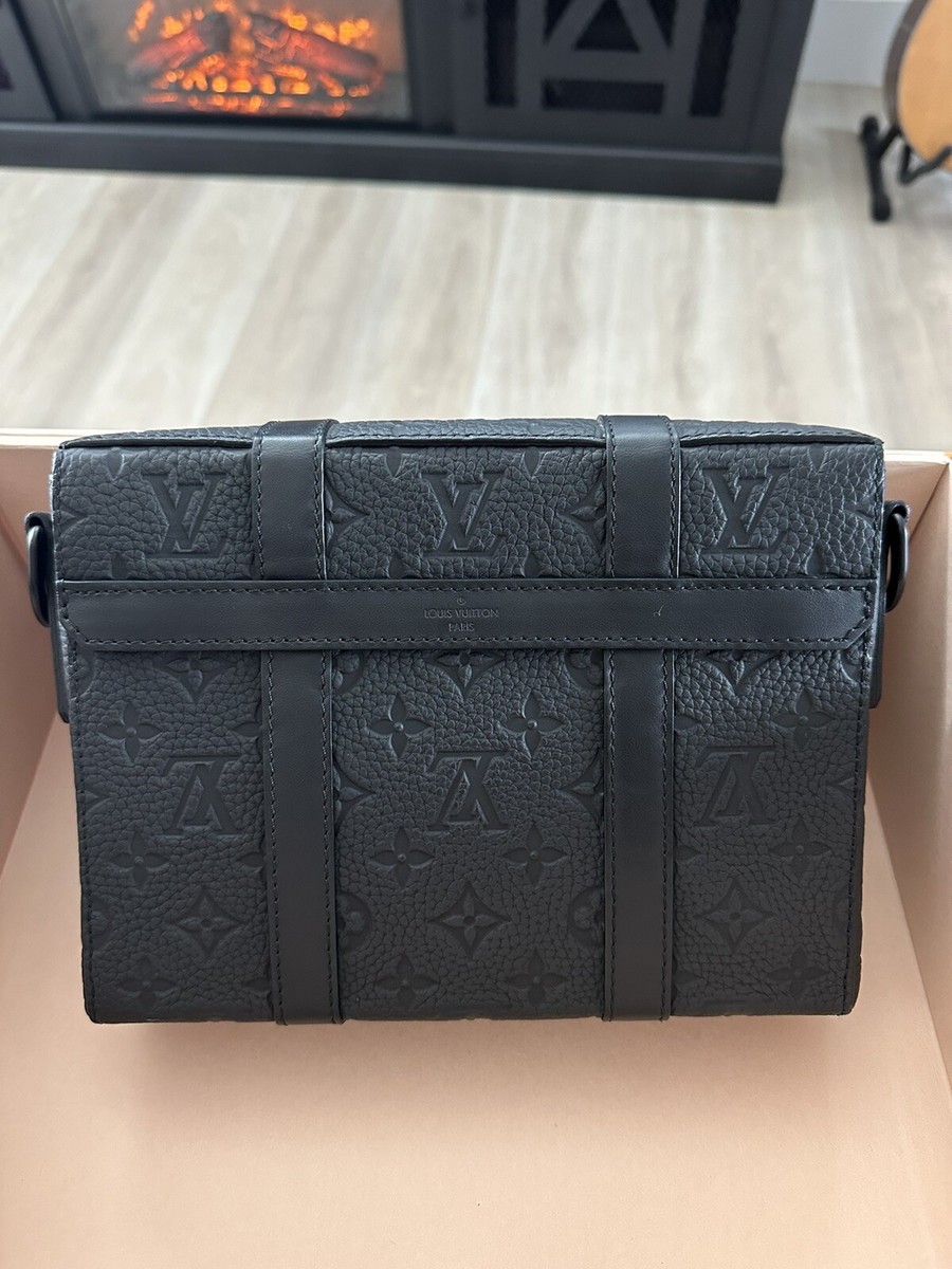 Louis Vuitton Trunk Messenger Bag PM Black Leather for sale Louis Vuitton Trunk Messenger Bag PM Black Leather for sale