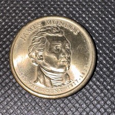 ✅ James Monroe dollar coin Good Condition