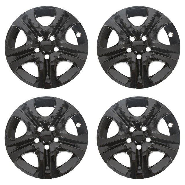 4 Black 17" Hub Caps Full Rim R17 Wheel Covers For 20132018 Toyota