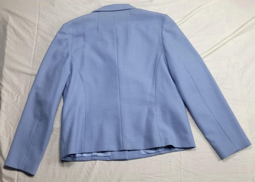 Blazer Traje Chaqueta Vintage Pendleton 100% Lana Virgen Talla 14 Azul - Imagen 8 de 9