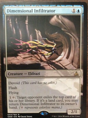 Magic the Gathering MTG Dimensional Infiltrator (44) Oath of the Gatewatch   NM