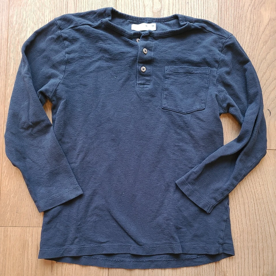 ZARA Langarmshirt dunkelblau Größe 140 - Bild 1 von 1