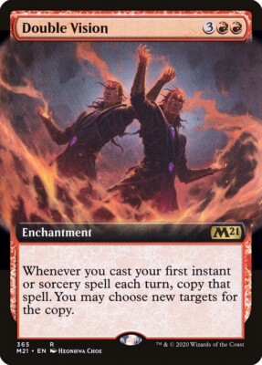 Double Vision [BORDERLESS] ~ MTG ~ Core Set 2021 ~ Rare (NM/M)