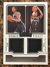 Whitehead/Clowney 2023-24 Contenders Rookie Ticket Dual Swatches #RT2-NET