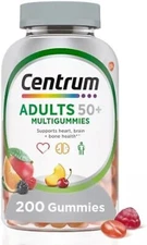 Centrum MultiGummies Multivitamin Gummies for Adults 50 + (200 ct.) Exp 05/2025