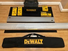 (1)DEWALT TrackSaw, 59 &120  (2)Tracks, (4) D...
