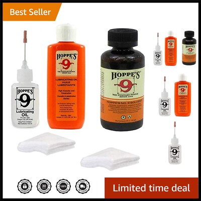 Hoppe's No. 9 Gun Cleaning & Lubricating Oil Combo Pack - Ultimate Care  Solution