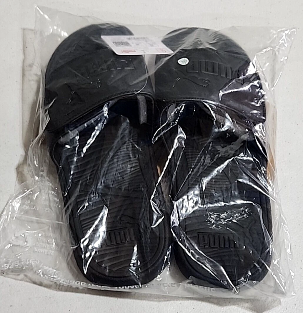 Sandali casual neri Puma Cool Cat 2.0 V Slide da uomo 38911102 taglia 12 regolabili